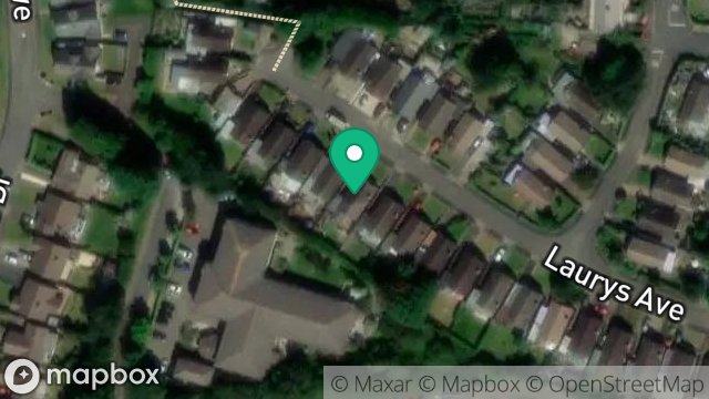 Map showing 17, LAURYS AVENUE, RAMSEY, ISLE OF MAN, IM8 2HE