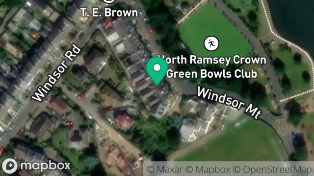 Map showing BEACH VIEW, WINDSOR MOUNT, RAMSEY, ISLE OF MAN, IM8 3EA