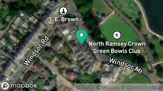 Map showing SOLWAY, WINDSOR MOUNT, RAMSEY, ISLE OF MAN, IM8 3EA
