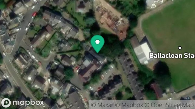 Map showing OLD SNOOKER HALL, NORTH SHORE ROAD, RAMSEY, ISLE OF MAN, IM8 3DQ