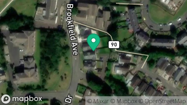 Map showing LAND ADJACENT TO, BROOKFIELD COURT, BROOKFIELD AVENUE, RAMSEY, ISLE OF MAN, IM8 2AP