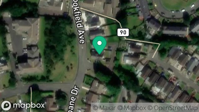 Map showing 4 KNEALE COURT, CLAUGHBANE DRIVE, RAMSEY, ISLE OF MAN, IM8 2AP