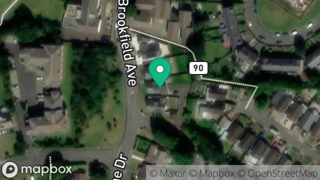 Map showing 3 KNEALE COURT, CLAUGHBANE DRIVE, RAMSEY, ISLE OF MAN, IM8 2AP