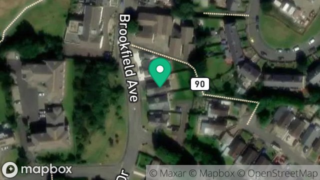 Map showing 2 KNEALE COURT, CLAUGHBANE DRIVE, RAMSEY, ISLE OF MAN, IM8 2AP