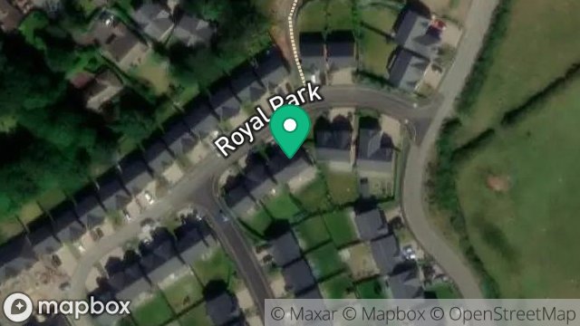 Map showing 61, ROYAL PARK, RAMSEY, ISLE OF MAN, IM8 3UH