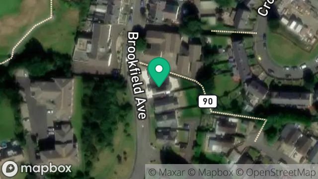 Map showing 1 KNEALE COURT, CLAUGHBANE DRIVE, RAMSEY, ISLE OF MAN, IM8 2AP