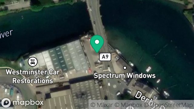 Map showing RAMSEY CYCLES, BOWRING ROAD, RAMSEY, ISLE OF MAN, IM8 2LQ