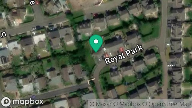 Map showing 17, ROYAL PARK, RAMSEY, ISLE OF MAN, IM8 3UF