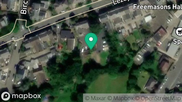 Map showing FORMER BARN TO THE REAR OF, THE AUBURNS, 19, LEZAYRE ROAD, RAMSEY, ISLE OF MAN, IM8 2LP