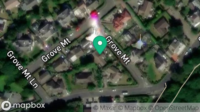 Map showing RAMSDALE, GROVE MOUNT, RAMSEY, ISLE OF MAN, IM8 3HG