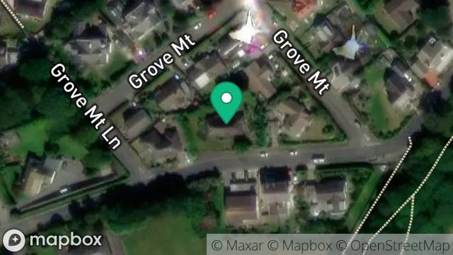 Map showing THE HOLLY, GROVE MOUNT, RAMSEY, ISLE OF MAN, IM8 3HF