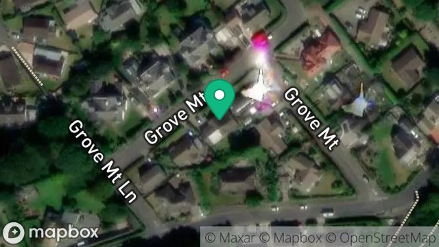 Map showing 4, GROVE MOUNT, RAMSEY, ISLE OF MAN, IM8 3HQ