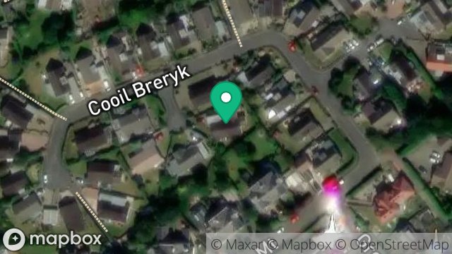 Map showing 11, COOIL BRERYCK, RAMSEY, ISLE OF MAN, IM8 3HL