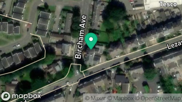 Map showing TANGLIN, BIRCHAM AVENUE, RAMSEY, ISLE OF MAN, IM8 2LY