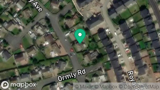 Map showing 19, ORMLY AVENUE, RAMSEY, ISLE OF MAN, IM8 3LF