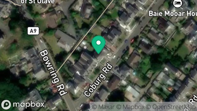 Map showing 2, COBURG ROAD, RAMSEY, ISLE OF MAN, IM8 3EH