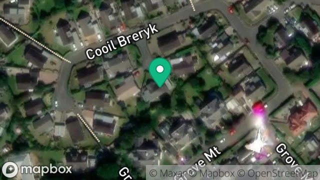 Map showing 13, COOIL BRERYCK, RAMSEY, ISLE OF MAN, IM8 3HL
