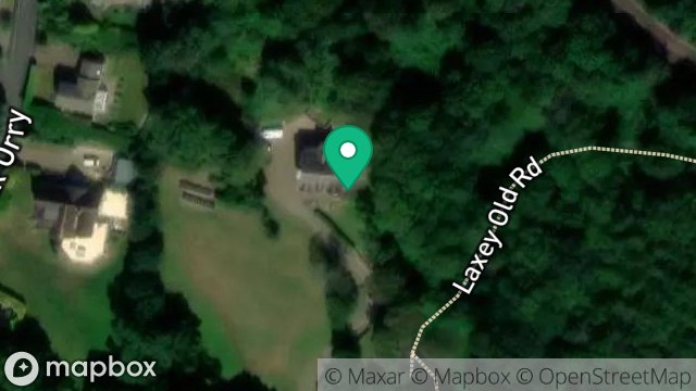 Map showing ST NICHOLAS FIELD, BREEZE HILL, LAXEY, ISLE OF MAN, IM4 7DL