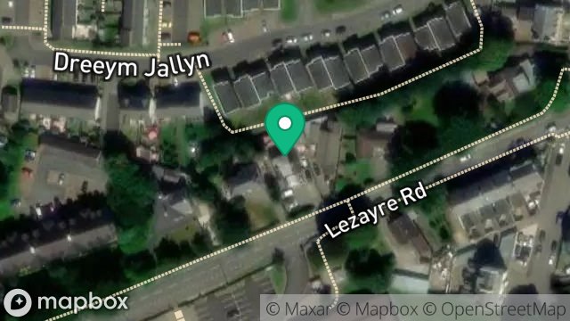 Map showing THE BEECHES, LEZAYRE ROAD, RAMSEY, ISLE OF MAN, IM8 2TA