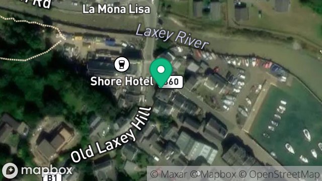 Map showing CRAIGMORE, TENT ROAD, LAXEY, ISLE OF MAN, IM4 7DB