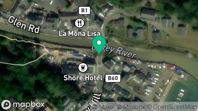 Map showing STREET RECORD, LAXEY BRIDGE, LAXEY, ISLE OF MAN, IM4 7DB