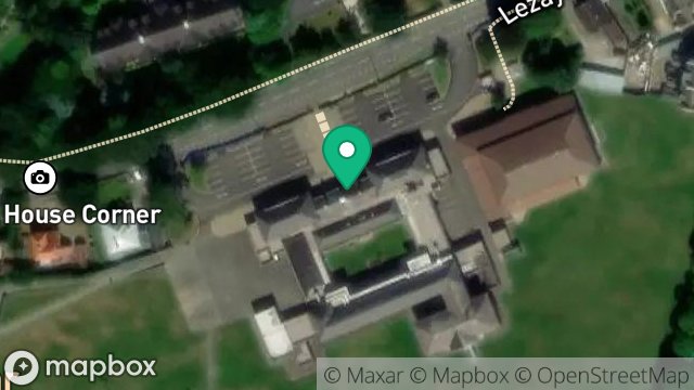 Map showing EAST BUILDING, RAMSEY GRAMMAR SCHOOL, LEZAYRE ROAD, RAMSEY, ISLE OF MAN, IM8 2RG