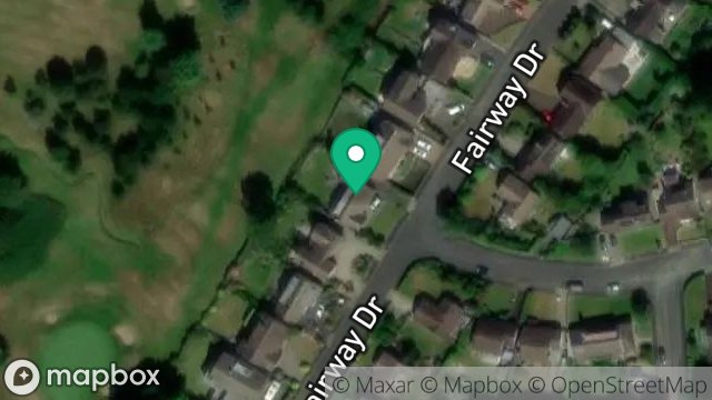 Map showing 33, FAIRWAY DRIVE, RAMSEY, ISLE OF MAN, IM8 2BD