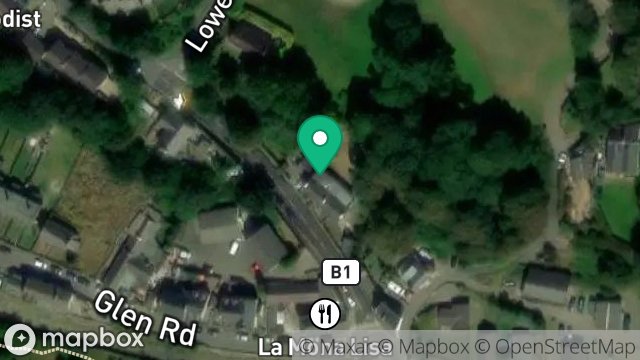 Map showing MAYCROFT, MINORCA HILL, LAXEY, ISLE OF MAN, IM4 7DN