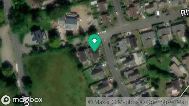 Map showing 2, RHEAST MOOAR CLOSE, RAMSEY, ISLE OF MAN, IM8 3LT