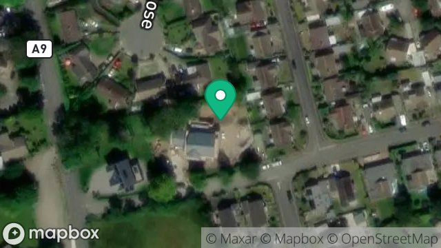 Map showing RHEAST MOAR HOUSE, ANDREAS ROAD, RAMSEY, ISLE OF MAN, IM8 3UA