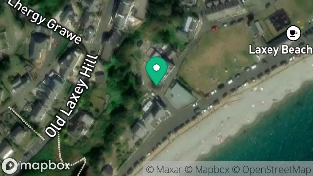 Map showing HARBOUR VIEW, BACK SHORE ROAD, LAXEY, ISLE OF MAN, IM4 7DQ