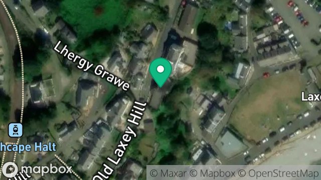 Map showing ST. JUDES LODGE, OLD LAXEY HILL, LAXEY, ISLE OF MAN, IM4 7BZ
