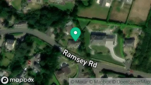 Map showing BALLAGAREY, RAMSEY ROAD, LAXEY, ISLE OF MAN, IM4 7PT