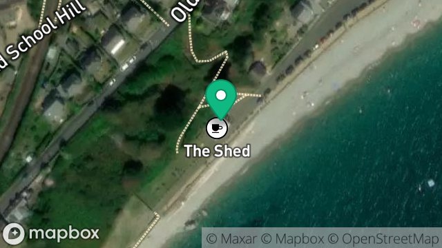 Map showing CREATIVE JUICES, THE PROMENADE, LAXEY, ISLE OF MAN, IM4 7DD