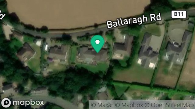 Map showing KINGS HAVEN, BALLARAGH ROAD, LAXEY, ISLE OF MAN, IM4 7PH