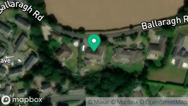 Map showing TASANEE, BALLARAGH ROAD, LAXEY, ISLE OF MAN, IM4 7PH
