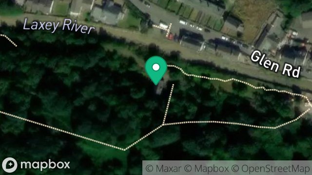 Map showing OLD TURBINE HOUSE, OLD LAXEY HILL, LAXEY, ISLE OF MAN, IM4 7AF