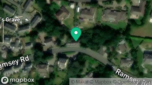Map showing KING ORRY COTTAGE, RAMSEY ROAD, LAXEY, ISLE OF MAN, IM4 7PT