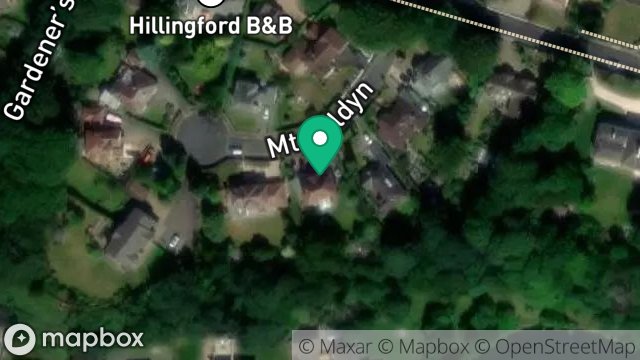 Map showing GREENBANK, MOUNT AULDYN, RAMSEY, ISLE OF MAN, IM8 3PJ