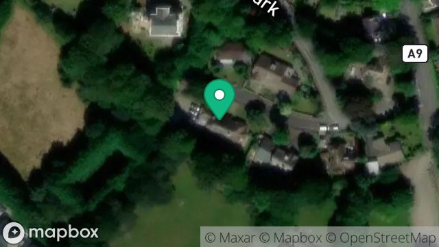 Map showing THE GREENINGS, THORNHILL PARK, RAMSEY, ISLE OF MAN, IM8 3NA