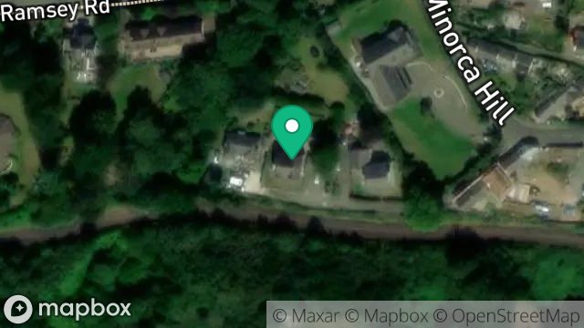 Map showing THE MANSE, MINORCA HILL, LAXEY, ISLE OF MAN, IM4 7ED