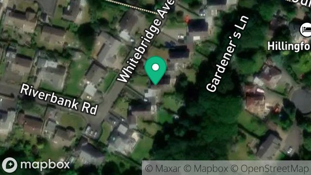 Map showing 8, WHITEBRIDGE AVENUE, RAMSEY, ISLE OF MAN, IM8 3PW