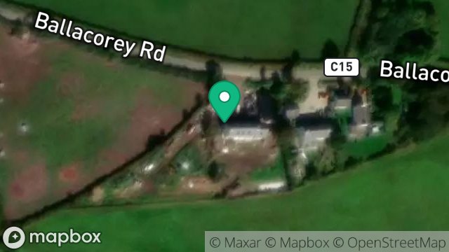 Map showing BALLACHRINK CROFT, BALLACOREY ROAD, BRIDE, ISLE OF MAN, IM7 4AW