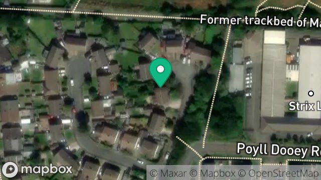 Map showing 4, GREENLANDS VIEW, RAMSEY, ISLE OF MAN, IM8 2PB