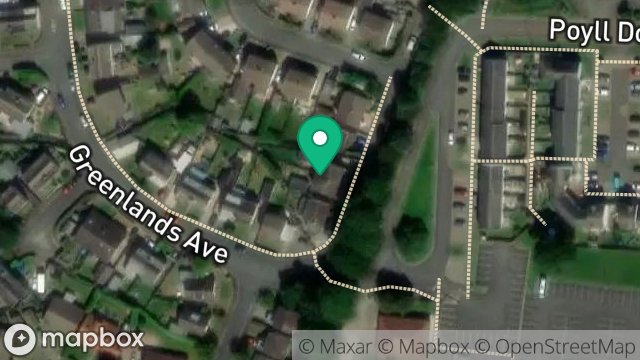 Map showing 83, GREENLANDS AVENUE, RAMSEY, ISLE OF MAN, IM8 2PF