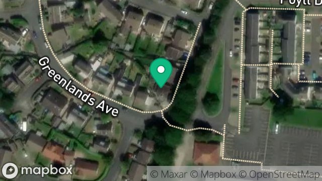 Map showing 81, GREENLANDS AVENUE, RAMSEY, ISLE OF MAN, IM8 2PF