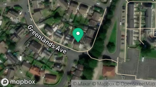 Map showing 79, GREENLANDS AVENUE, RAMSEY, ISLE OF MAN, IM8 2PF