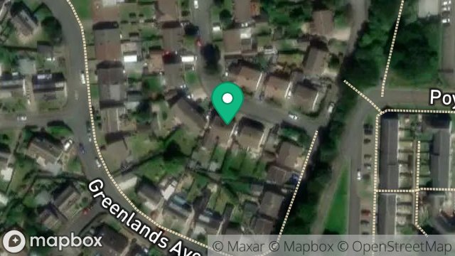 Map showing 97, GREENLANDS AVENUE, RAMSEY, ISLE OF MAN, IM8 2PE