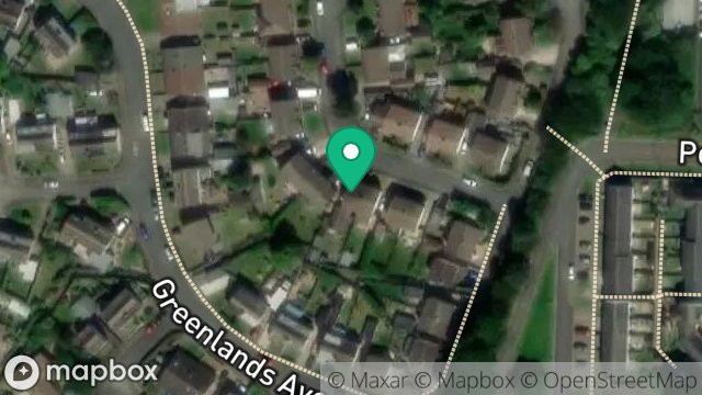 Map showing 99, GREENLANDS AVENUE, RAMSEY, ISLE OF MAN, IM8 2PE