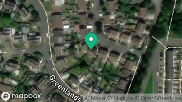 Map showing 101, GREENLANDS AVENUE, RAMSEY, ISLE OF MAN, IM8 2PE